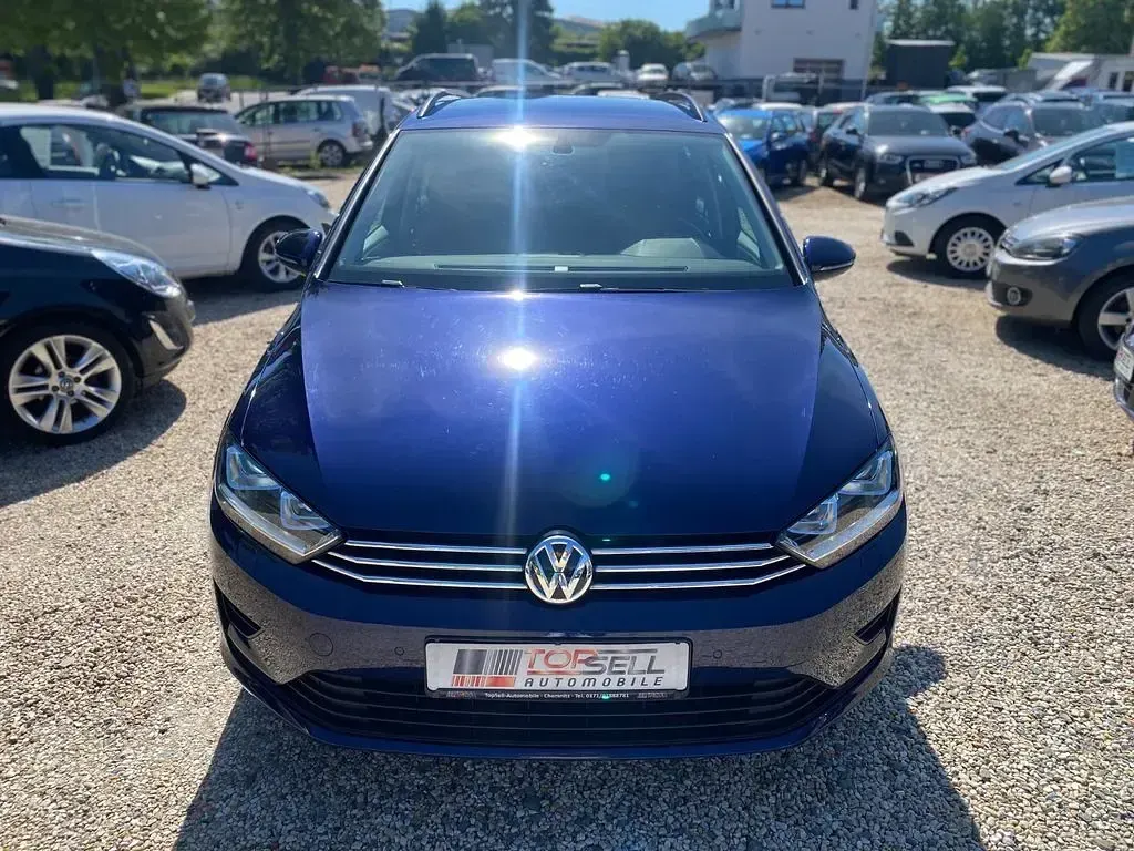 Gebraucht VW Golf Sportsvan Highline 125 PS (91 kW) 2017 Blau Van / Kleinbus