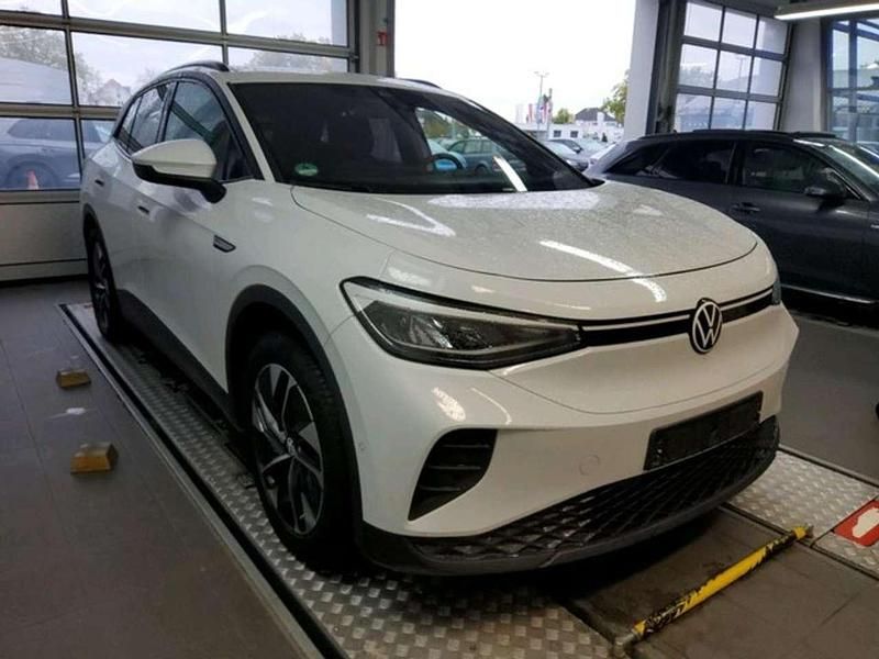 Gletscherweiß metallic (metallic) Gebraucht 2022 VW ID.4 Pro Performance SUV | 23.700 € (Superpreis) - Bild 1/2