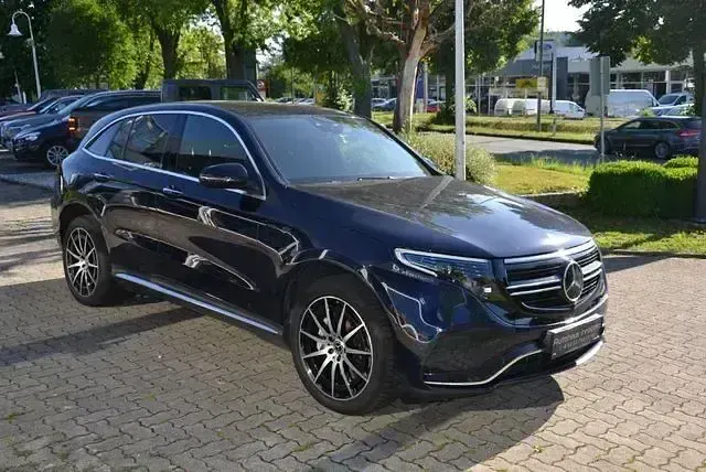 Gebraucht Mercedes EQC400 AMG line 300 kW (408 PS) 2020 Cavansitblau  metallic paint SUV