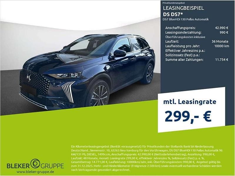 Blau/metallic klarlack Gebraucht 2025 DS Automobiles DS7 Crossback SUV | 42.290 € - Bild 1/3