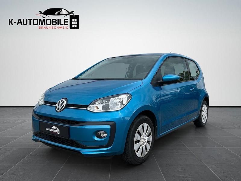 Blau Gebraucht 2018 VW up! move up! Kleinwagen | 5.899 € (Fairer Preis) - Bild 1/4