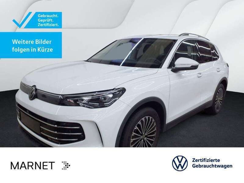 Pure white Gebraucht 2024 VW Tiguan Elegance SUV | 37.930 € (Fairer Preis) - Bild 1/2