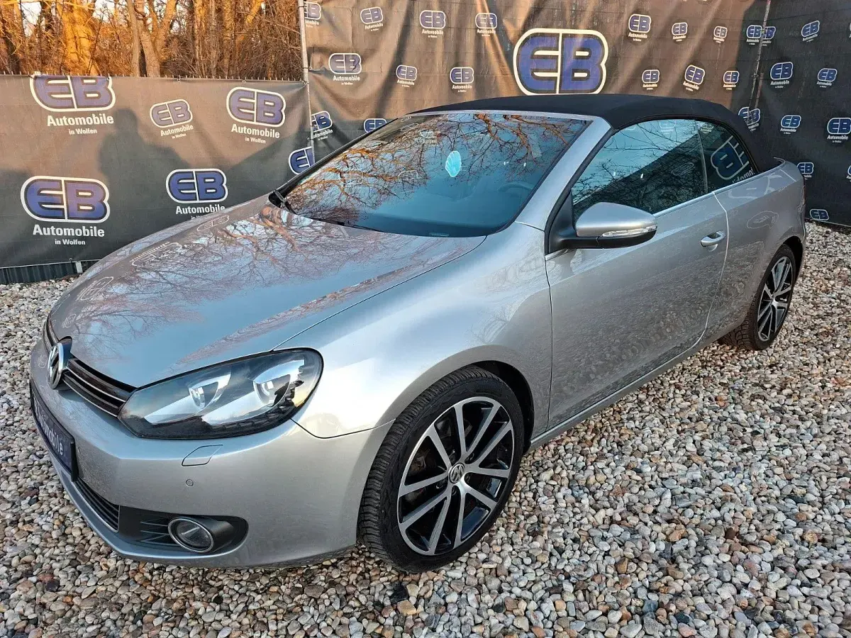 Gebraucht VW Golf Cabriolet Basis 160 PS (117 kW) 2011 Silber Cabrio