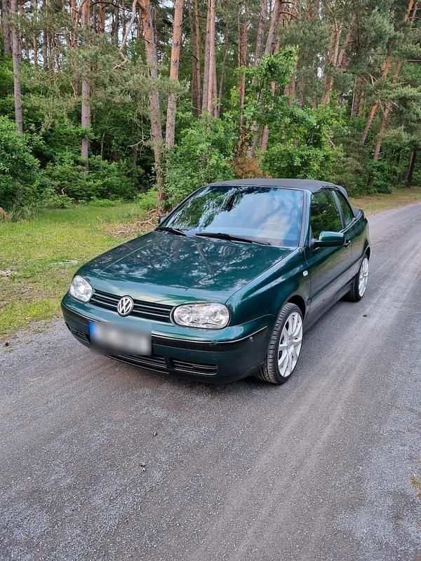 Grün Gebraucht 1998 VW Golf Cabriolet Cabrio | 700 € (Superpreis) - Bild 1/3