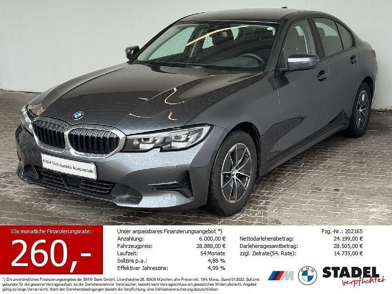 Mineralgrau metallic Gebraucht 2020 BMW 318 Advantage Limousine | 25.440 € (Guter Preis) - Bild 1/4