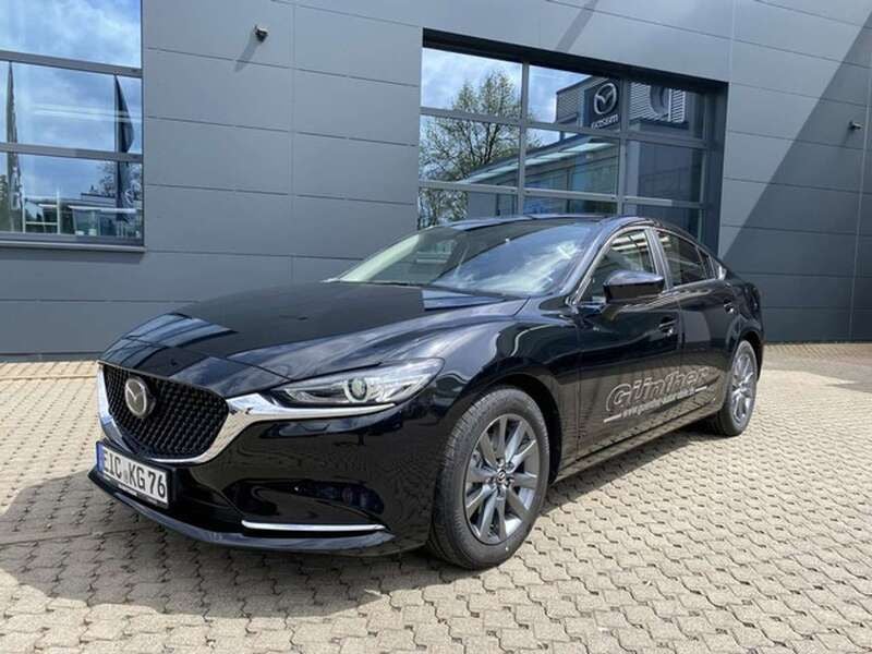 Onyxschwarz metallic Gebraucht 2019 Mazda 6 Exclusive-Line Kombi | 25.888 € (Fairer Preis) - Bild 1/4