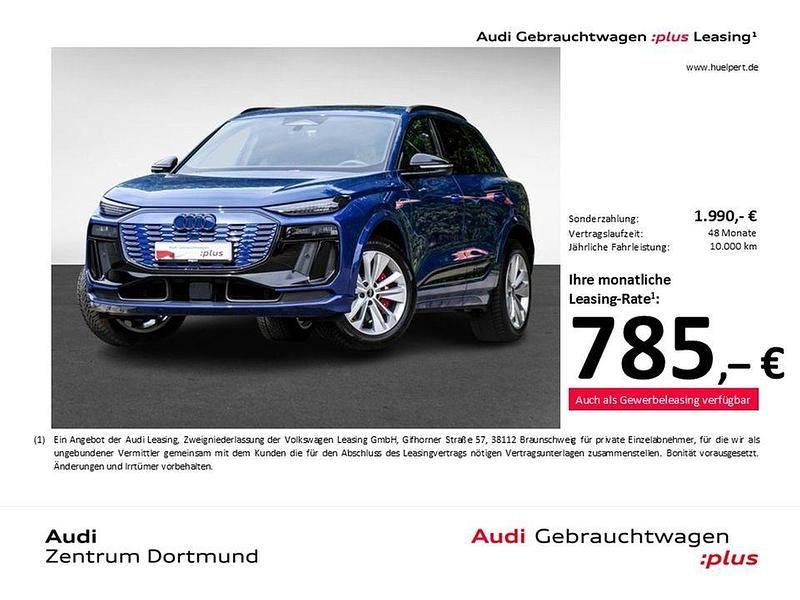 Ascariblau metallic Gebraucht 2024 Audi SQ6 e-tron Sport SUV | 80.955 € (Fairer Preis) - Bild 1/4