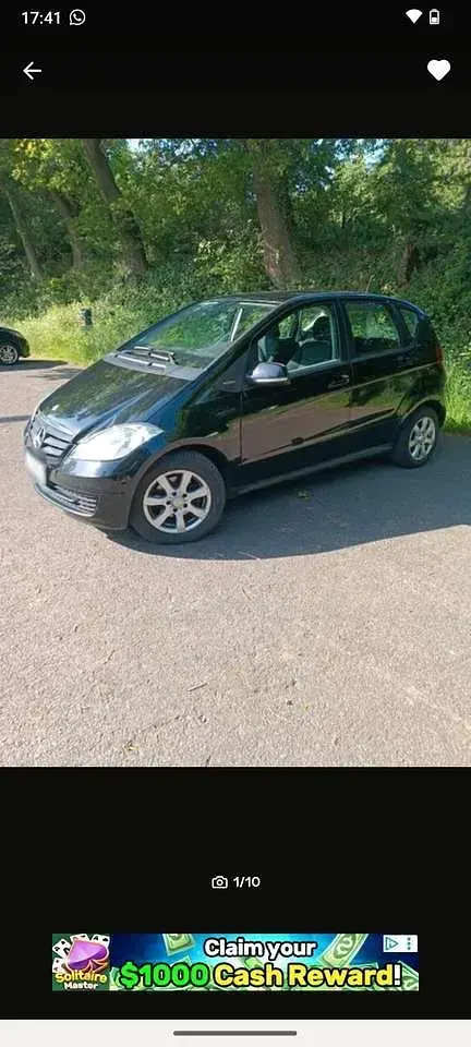 Gebraucht Mercedes A160 95 PS (69 kW) 2011 Schwarz Kleinwagen