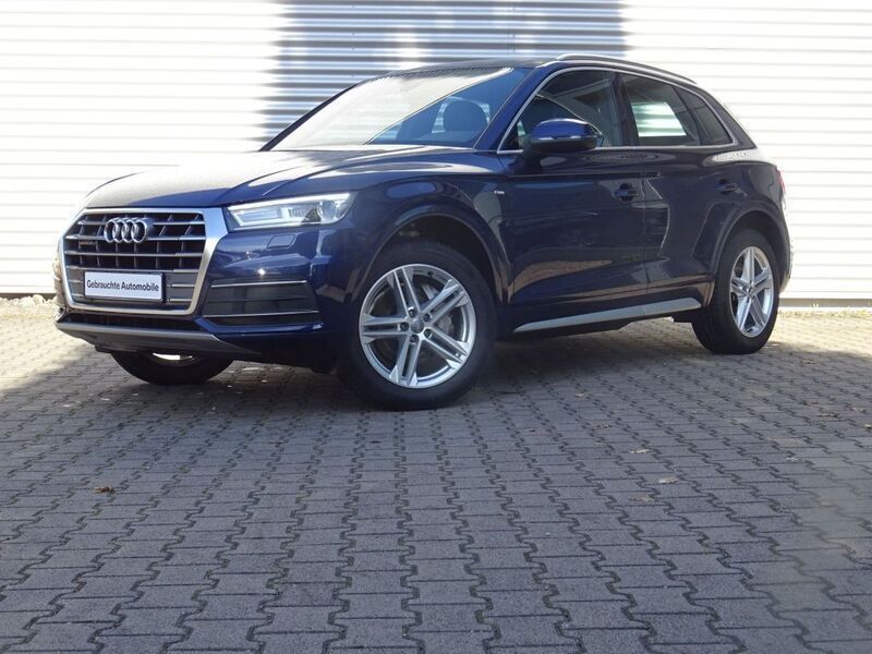 Blau Gebraucht 2019 Audi Q5 S-Line SUV | 30.925 € (Superpreis) - Bild 1/4