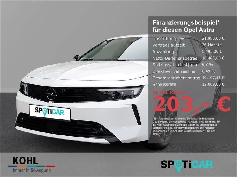 Uni) (weiss Gebraucht 2024 Opel Astra Enjoy Limousine | 22.690 € (Guter Preis) - Bild 1/4