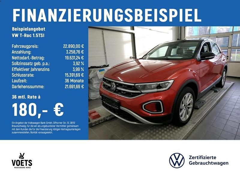 Gebraucht VW T-Roc Style 150 PS (110 kW) 2022 Rot SUV
