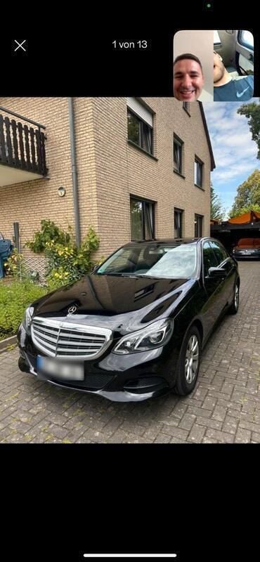 Schwarz Gebraucht 2015 Mercedes E220 Limousine | 13.900 € (Guter Preis) - Bild 1/4