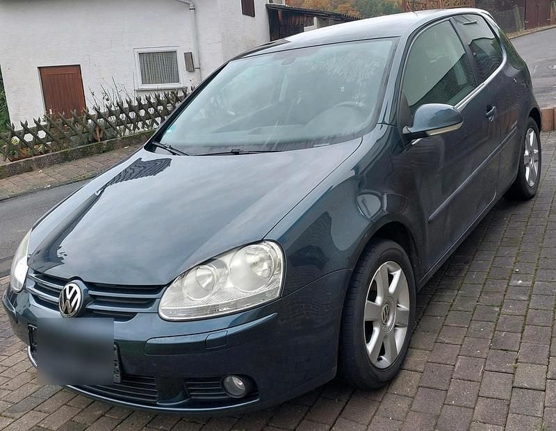 Gebraucht VW Golf V United 80 PS (58 kW) 2008 Blau Kleinwagen