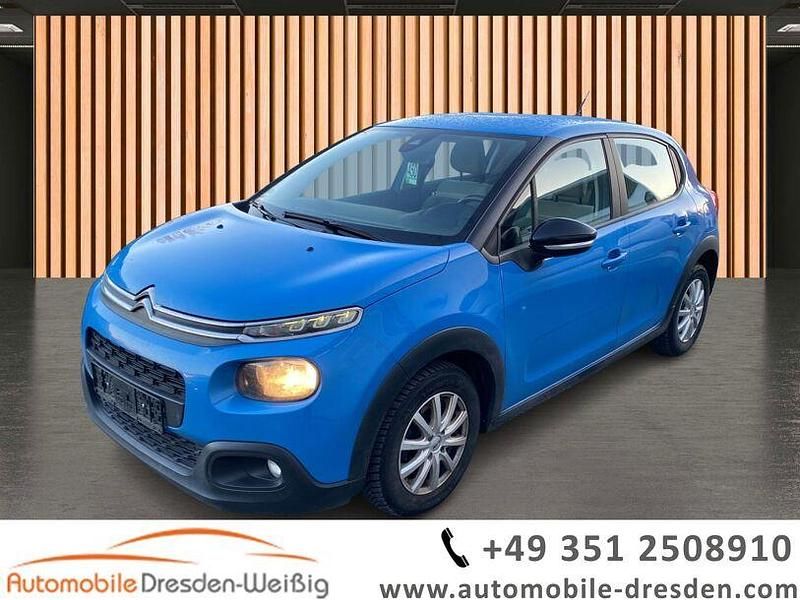 Farbe blau monte carlo/metallic klarlack Gebraucht 2019 Citroën C3 Feel Limousine | 6.880 € (Fairer Preis) - Bild 1/3
