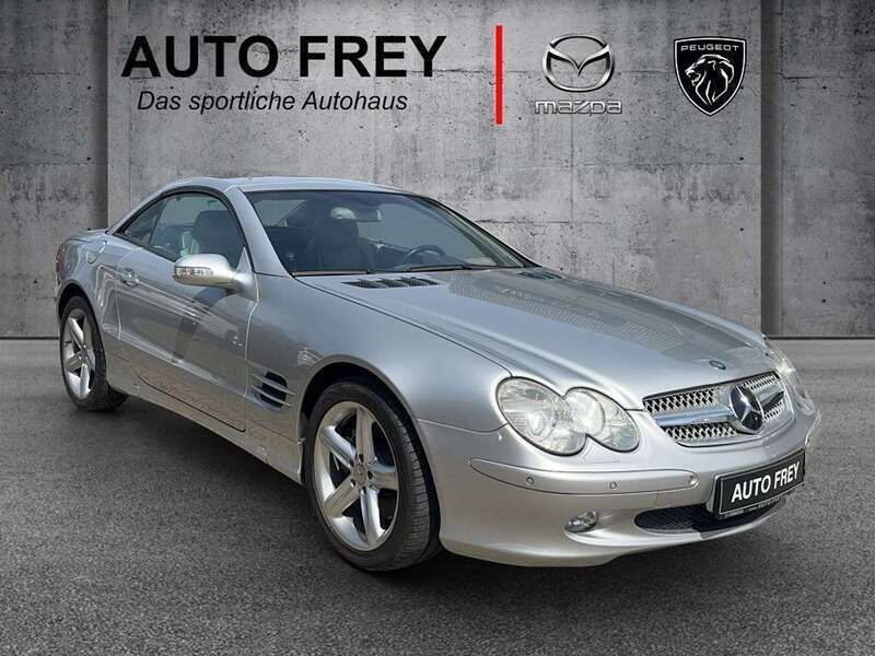 Silber Gebraucht 2002 Mercedes SL500 Cabrio | 17.990 € (Guter Preis) - Bild 1/3