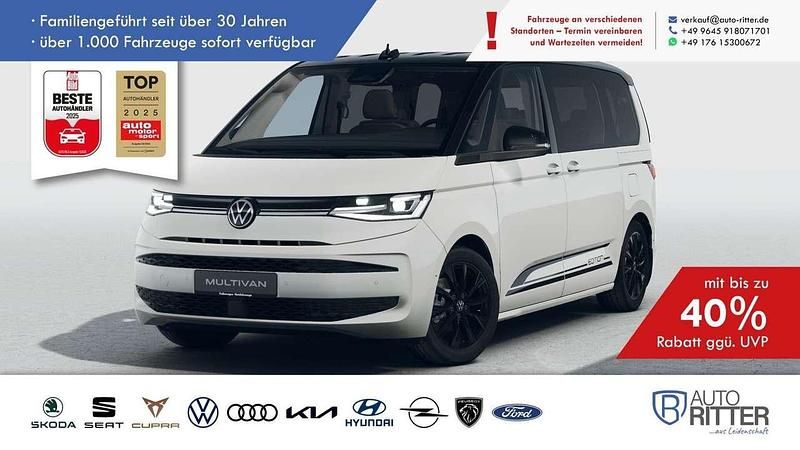 Neu VW Multivan Edition 150 PS (110 kW) 2025 Pure white / dach schwarz Van