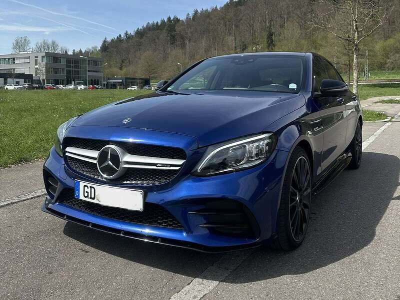 Blau Gebraucht 2020 Mercedes C43 AMG AMG Limousine | 50.900 € (Teuer) - Bild 1/4