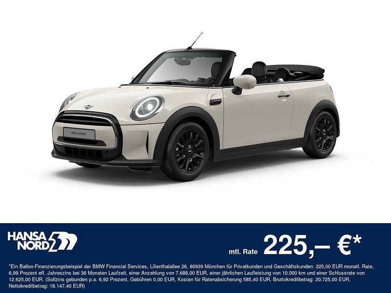 Weiss / pepper white Gebraucht 2022 Mini Cooper Cabriolet Classic Cabrio | 25.250 € (Fairer Preis) - Bild 1/3