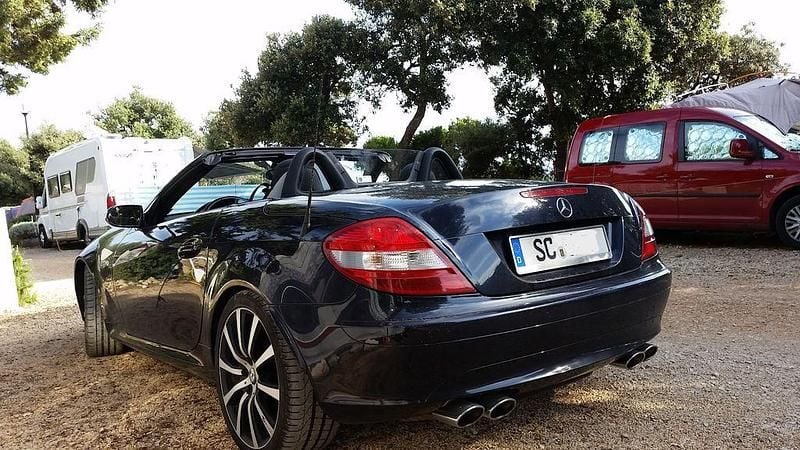 Blau Gebraucht 2007 Mercedes SLK280 AMG Cabrio | 9.900 € (Fairer Preis) - Bild 1/4