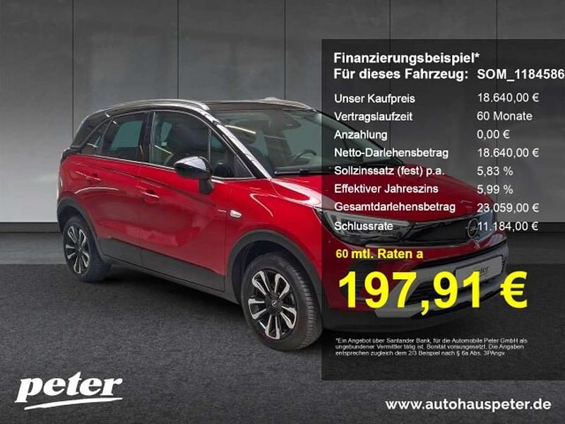 Lackierung peperoncino red/ kl Gebraucht 2024 Opel Crossland Elegance SUV | 18.640 € (Guter Preis) - Bild 1/2