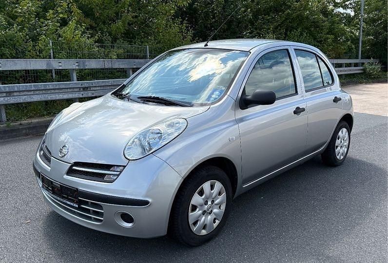 Silber Gebraucht 2007 Nissan Micra Kleinwagen | 3.590 € (Teuer) - Bild 1/4
