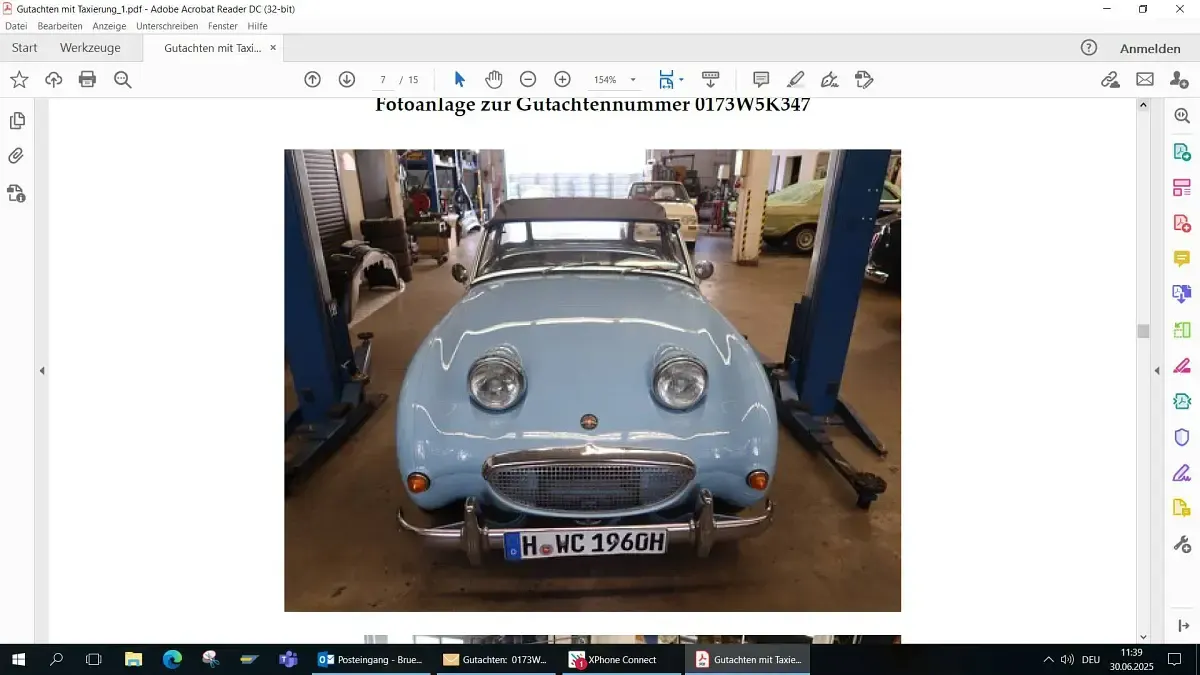 Gebraucht Austin Healey Sprite 65 PS (47 kW) 1960 Blau Cabrio