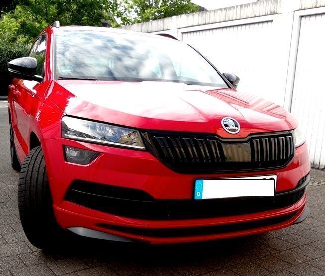 Rot Gebraucht 2019 Skoda Karoq SportLine SUV | 21.860 € (Fairer Preis) - Bild 1/4
