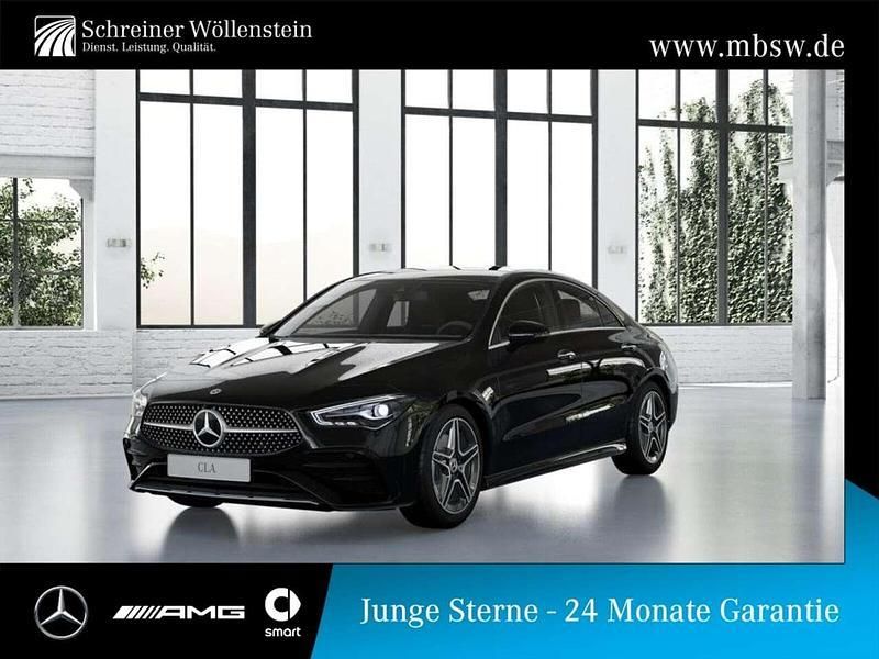 Kosmosschwarz Gebraucht 2024 Mercedes CLA200 AMG Coupé | 33.870 € (Guter Preis) - Bild 1/4