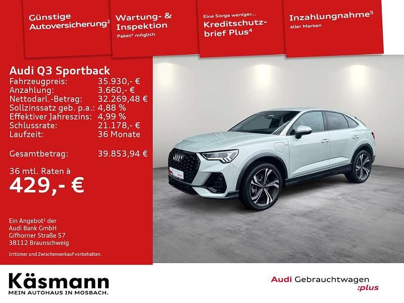 Tausilber metallic (metallic) Gebraucht 2022 Audi Q3 S-Line SUV | 35.930 € (Fairer Preis) - Bild 1/4