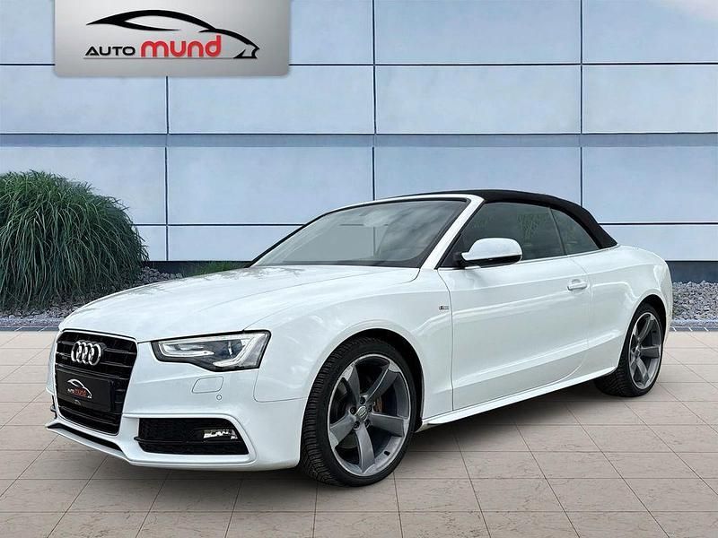 Ibisweiss Gebraucht 2014 Audi A5 Cabriolet Comfort Cabrio | 20.790 € (Etwas zu teuer) - Bild 1/4