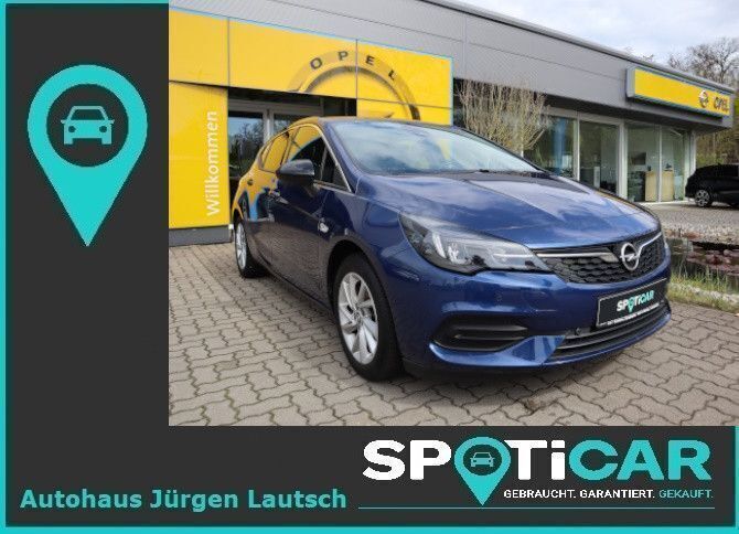 Blue metallic Gebraucht 2022 Opel Astra Limousine | 13.850 € (Guter Preis) - Bild 1/4
