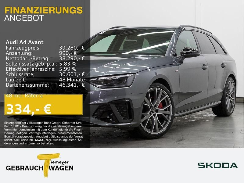 Grau Gebraucht 2024 Audi A4 S-Line Kombi | 37.480 € (Fairer Preis) - Bild 1/1