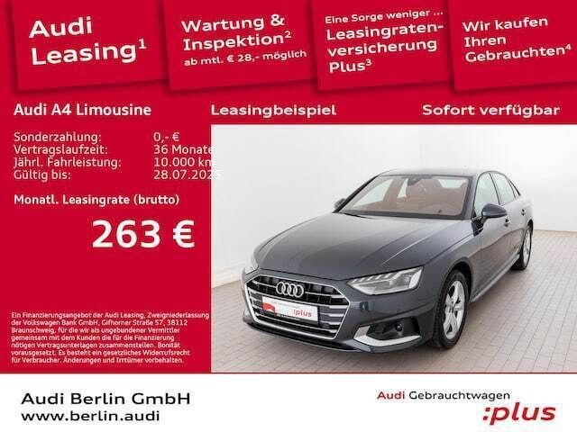 Gebraucht 2024 Audi A4 Advanced Plus Limousine | 29.990 € (Superpreis) - Bild 1/3