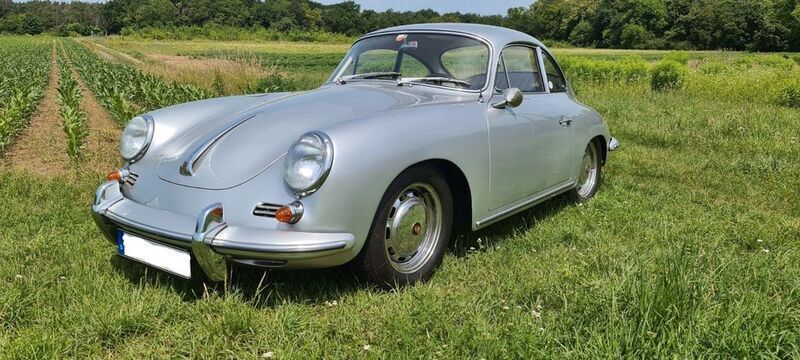 Silber Gebraucht 1965 Porsche 356 Coupé | 93.999 € - Bild 1/4