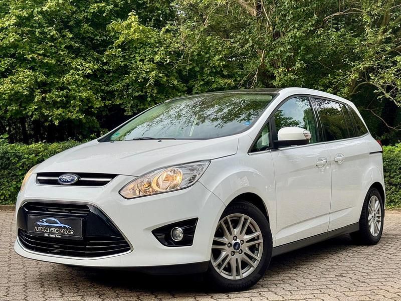 Weiß Gebraucht 2014 Ford Grand C-Max Titanium Van / Kleinbus | 4.999 € (Fairer Preis) - Bild 1/4