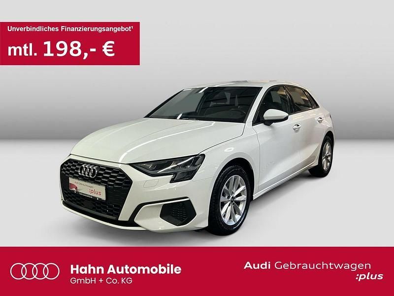 Weiß Gebraucht 2023 Audi A3 Sportback Limousine | 21.430 € (Guter Preis) - Bild 1/3