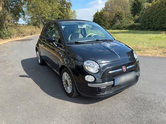 Schwarz Gebraucht 2015 Fiat 500C Lounge Cabrio | 9.990 € (Guter Preis) - Bild 1/4