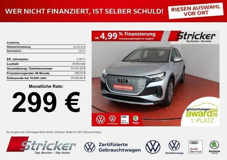 Gebraucht Audi Q4 e-tron Advanced Plus 150 kW (204 PS) 2023 Silber SUV