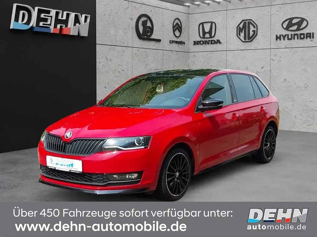 Gebraucht Skoda Rapid Monte Carlo 110 PS (80 kW) 2017 Rot Kleinwagen