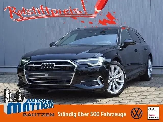 Schwarz (mythosschwarz metallic) Gebraucht 2019 Audi A6 Sport Kombi | 39.339 € (Teuer) - Bild 1/4