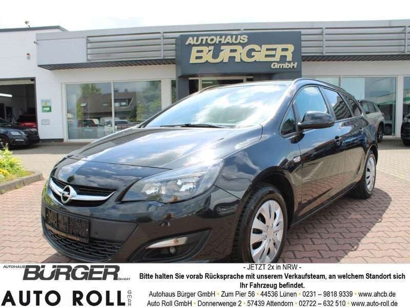 Graphit schwarz metallic Gebraucht 2015 Opel Astra Edition Kombi | 8.970 € (Fairer Preis) - Bild 1/4