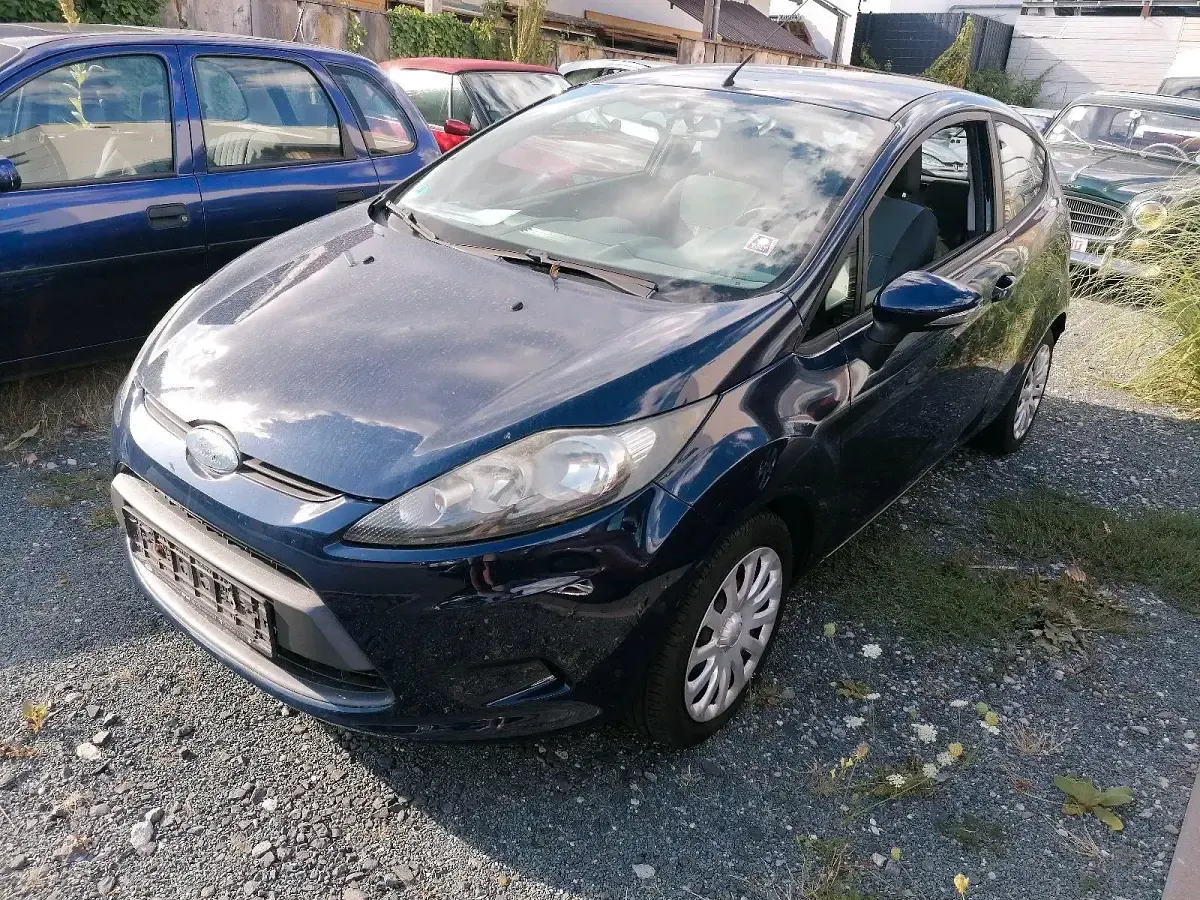 Gebraucht Ford Fiesta 60 PS (44 kW) 2008 Blau Kleinwagen