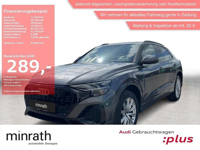 Samuraigrau metallic Gebraucht 2024 Audi Q8 Ambiente SUV | 62.870 € (Fairer Preis) - Bild 1/4