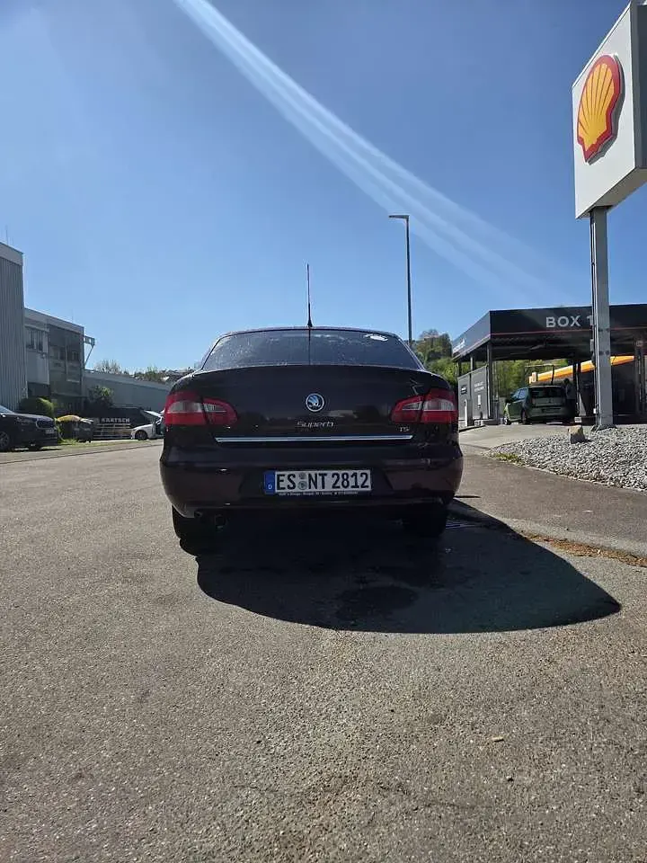 Brugt Skoda Superb Elegance 160 HK (117 kW) 2008 Rød Sedan