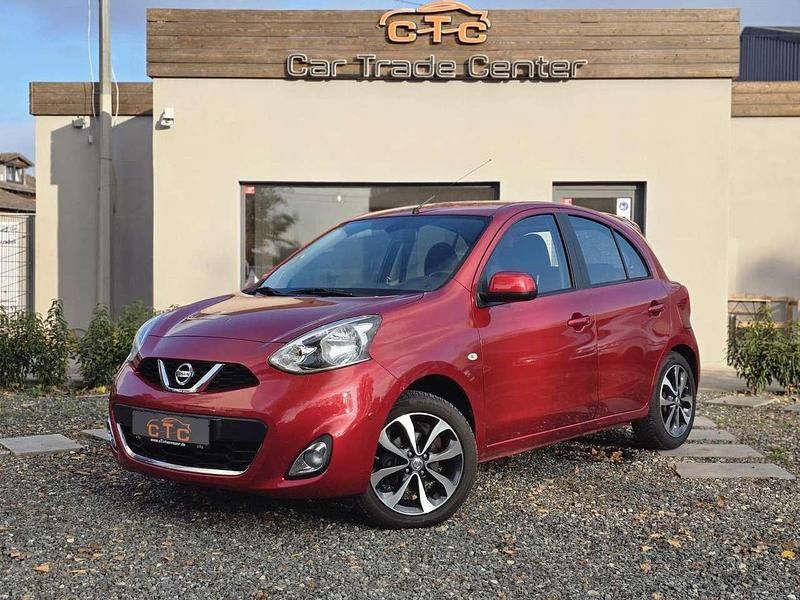 Rot Gebraucht 2015 Nissan Micra Acenta Kleinwagen | 7.950 € (Fairer Preis) - Bild 1/4