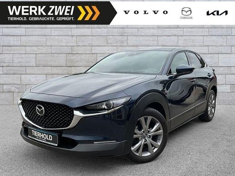 Deep crystal blue Gebraucht 2022 Mazda CX-30 Selection SUV | 22.490 € (Fairer Preis) - Bild 1/4
