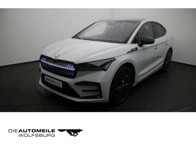 Moonweiss metallic (metallic) Gebraucht 2022 Skoda Enyaq iV RS SUV | 37.280 € (Fairer Preis) - Bild 1/4