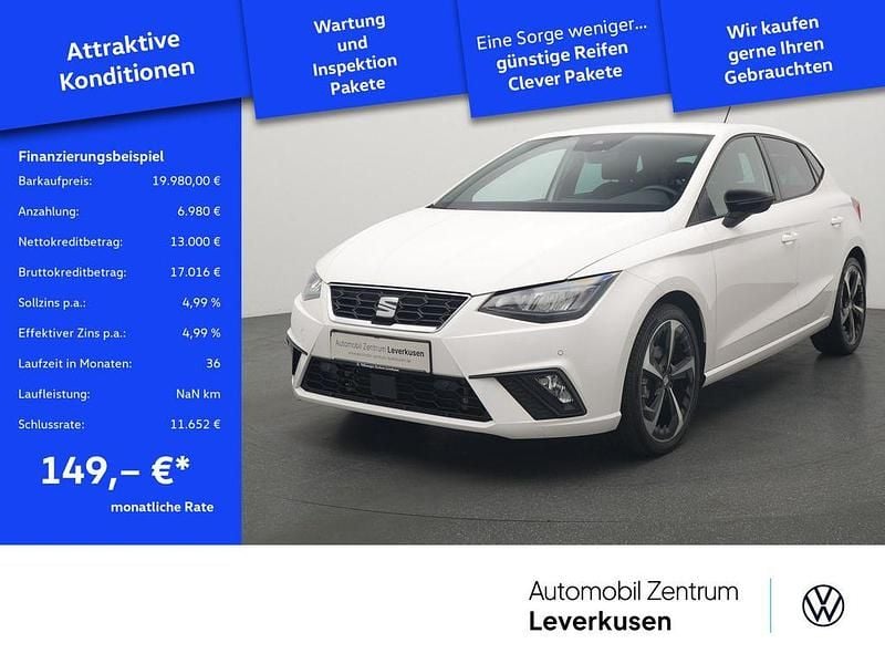 Candy weiss Gebraucht 2024 Seat Ibiza FR Kleinwagen | 19.980 € (Guter Preis) - Bild 1/4