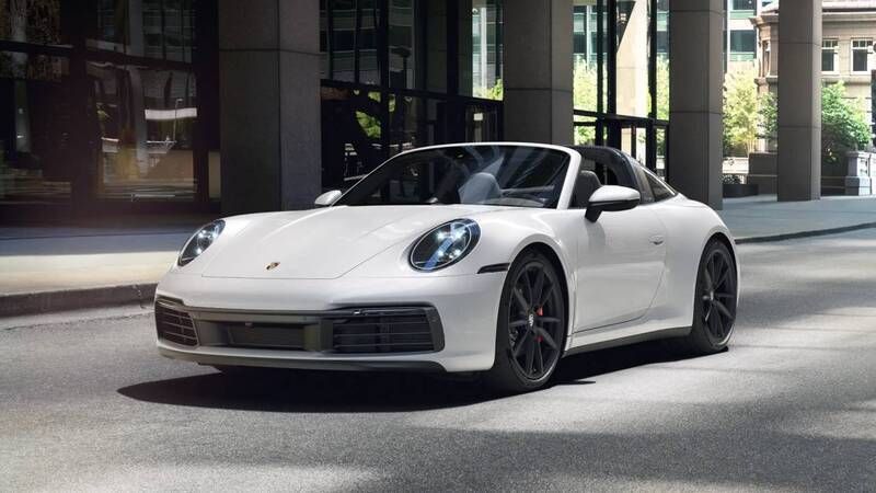 Carraraweißmetallic Gebraucht 2022 Porsche 911 Targa 4S Cabrio | 158.590 € (Fairer Preis) - Bild 1/4