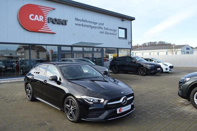 Gebraucht Mercedes CLA200 Shooting Brake AMG 163 PS (119 kW) 2020 Nachtschwarz  unilack Kombi